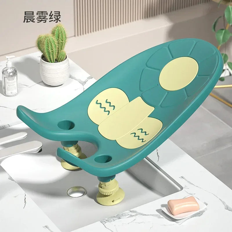 Baby Hip Washing Rack Newborn Multifunction Children Bath Tub Bracket Boy Girl Shower Pads Non-slip Mat Baby Shower Accessories