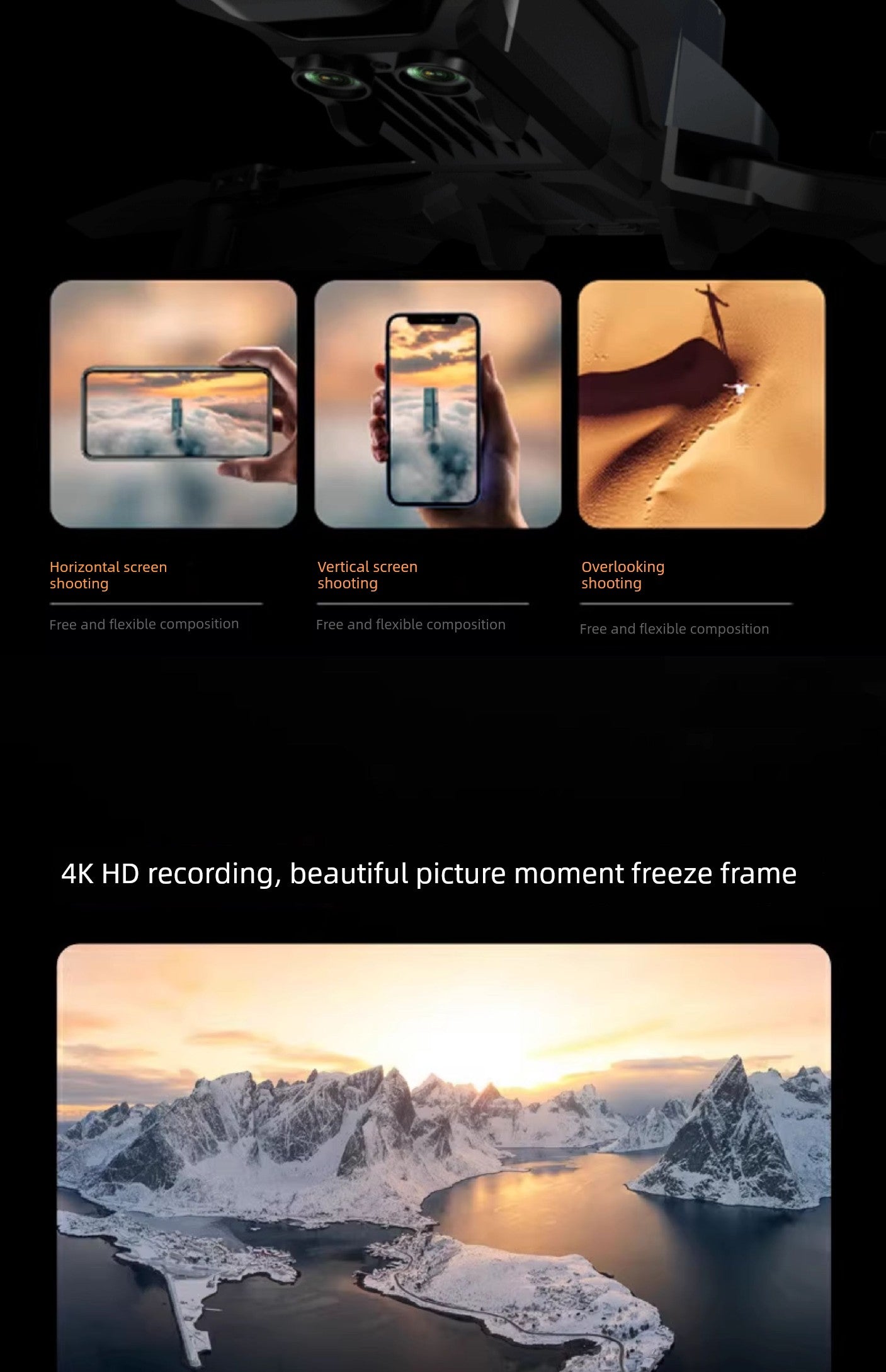 Nuobaman Kids Toy Birthday Gift Drone