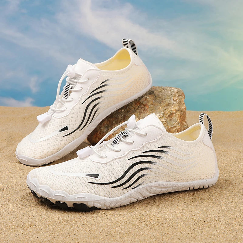 Aqua Shoes For Women Men Barefoot Water Shoes Anti-Slip Quick-Drying Outdoor Beach Upstream Wading Swimming Shoe Sneakers Unisex