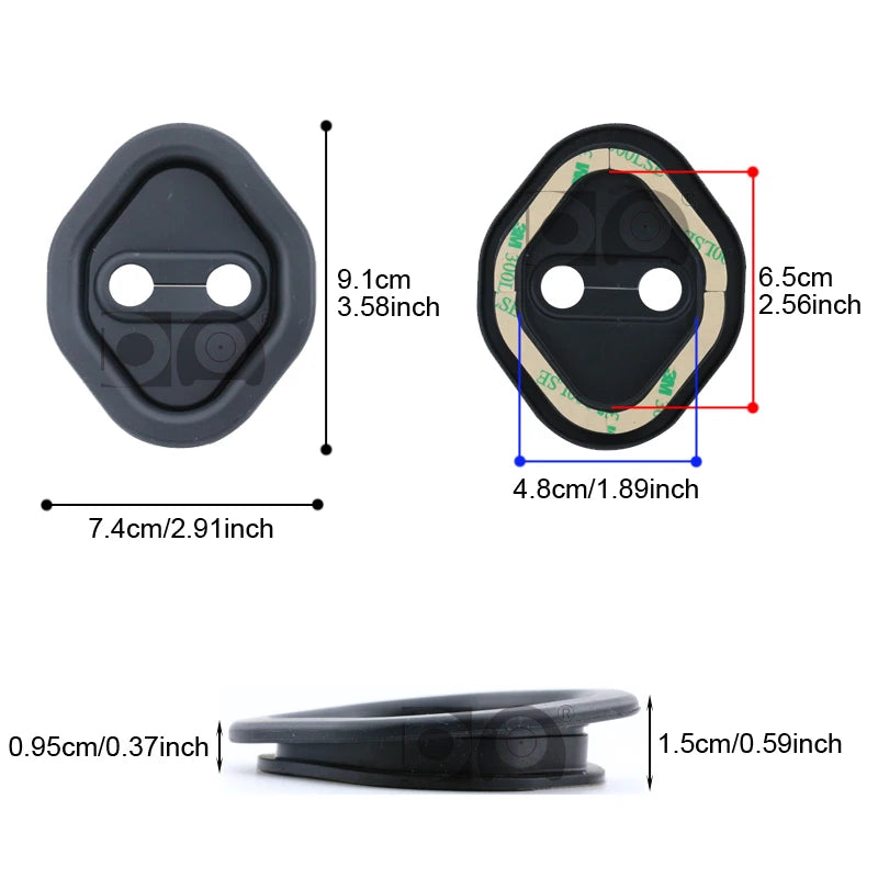 For Mazda 3 5 2 6 CX-3 CX-4 CX-5 CX-8 CX-9 CX-30 CX-50 CX-60 CX-70 CX-90 Aenza Car Door Lock Buckle Protective Cover