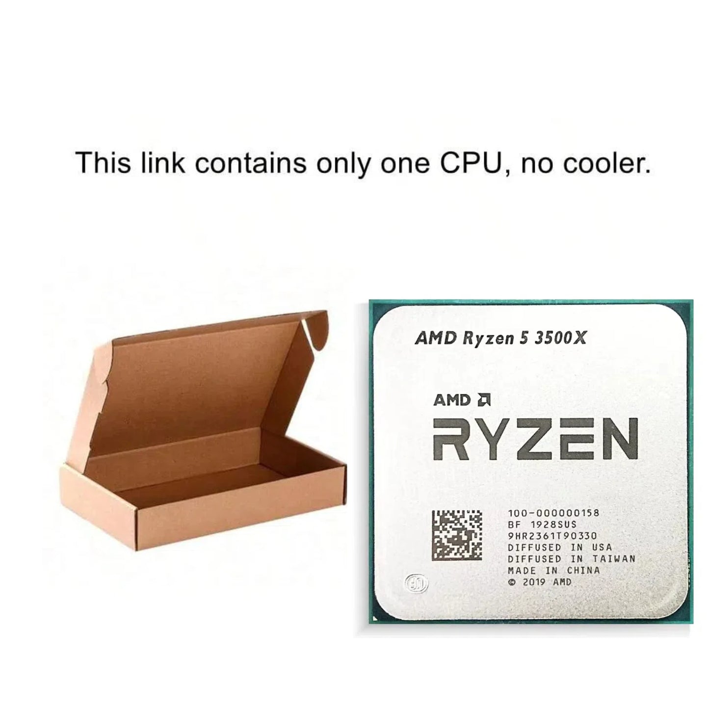 AMD Ryzen 5 R5 3500X 3.6GHz 6-Core 6-Thread CPU Processor Socket AM4