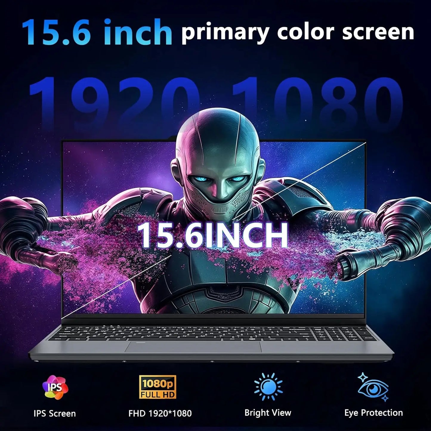 ACEKAMAS 15.6" intel Core i9 10980HK Fingerprint Laptop Notebook PC IPS 1920*1080 16GB RAM 1/2TB SSD Windows 11 Laptop PC Gamer