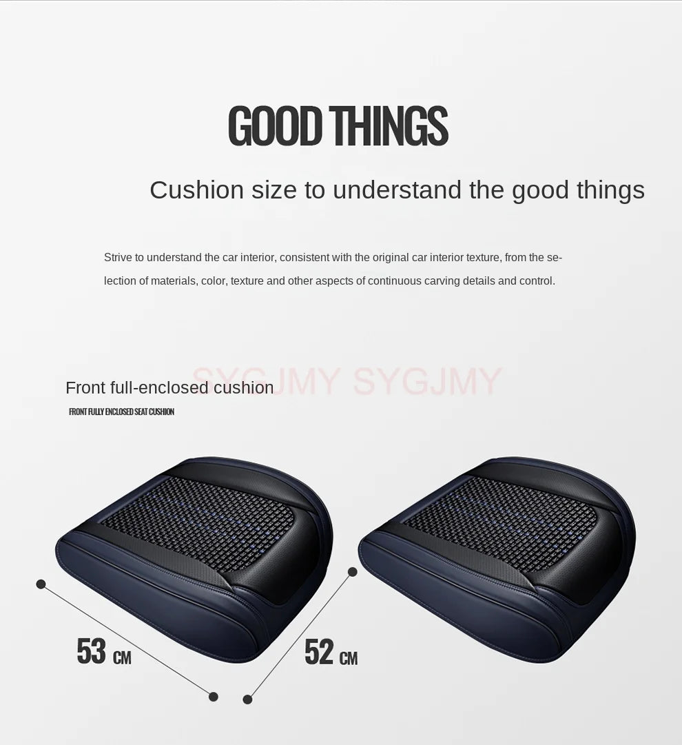 Universal Style Ice Silk Car Seat Cover 3D Cushion for MG ZS EV GT EHS RX5 MG4 MULAN MG5 MARVEL R MG6 Interior Accessories