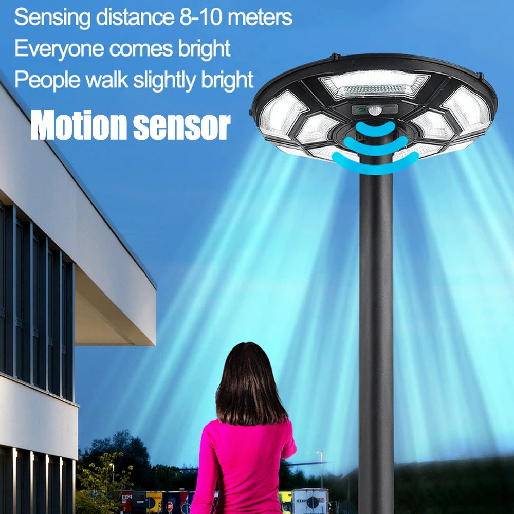Portable Solar Floor Lights Motion Sensor Solar Garden light Solar Street Lamp Outdoor Emergency Waterproof for Parking Yard