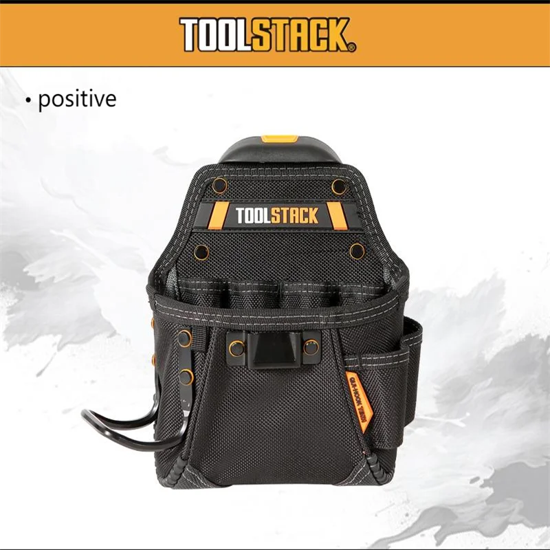 TOOLSTACK Mini Utility Toolkit Hammer & Screwdriver Waist Pouch Quick-Hook Service Kit Quality Hardwear Carpenter Work Tools Bag