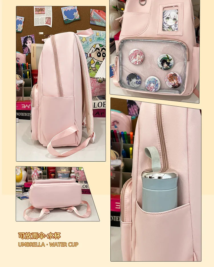 Japanese College Style Fashionable Backpack for Students Large Capacity Backpack for Women Highvalue Outdoor Backpack