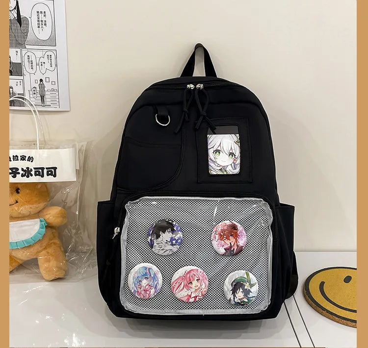 Japanese College Style Fashionable Backpack for Students Large Capacity Backpack for Women Highvalue Outdoor Backpack