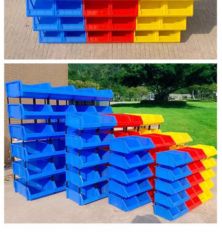 Large Size Combination Hardware Screw Storage Box Plastic Parts Box egory Material Box with Column Slanted Mouth Der Sle