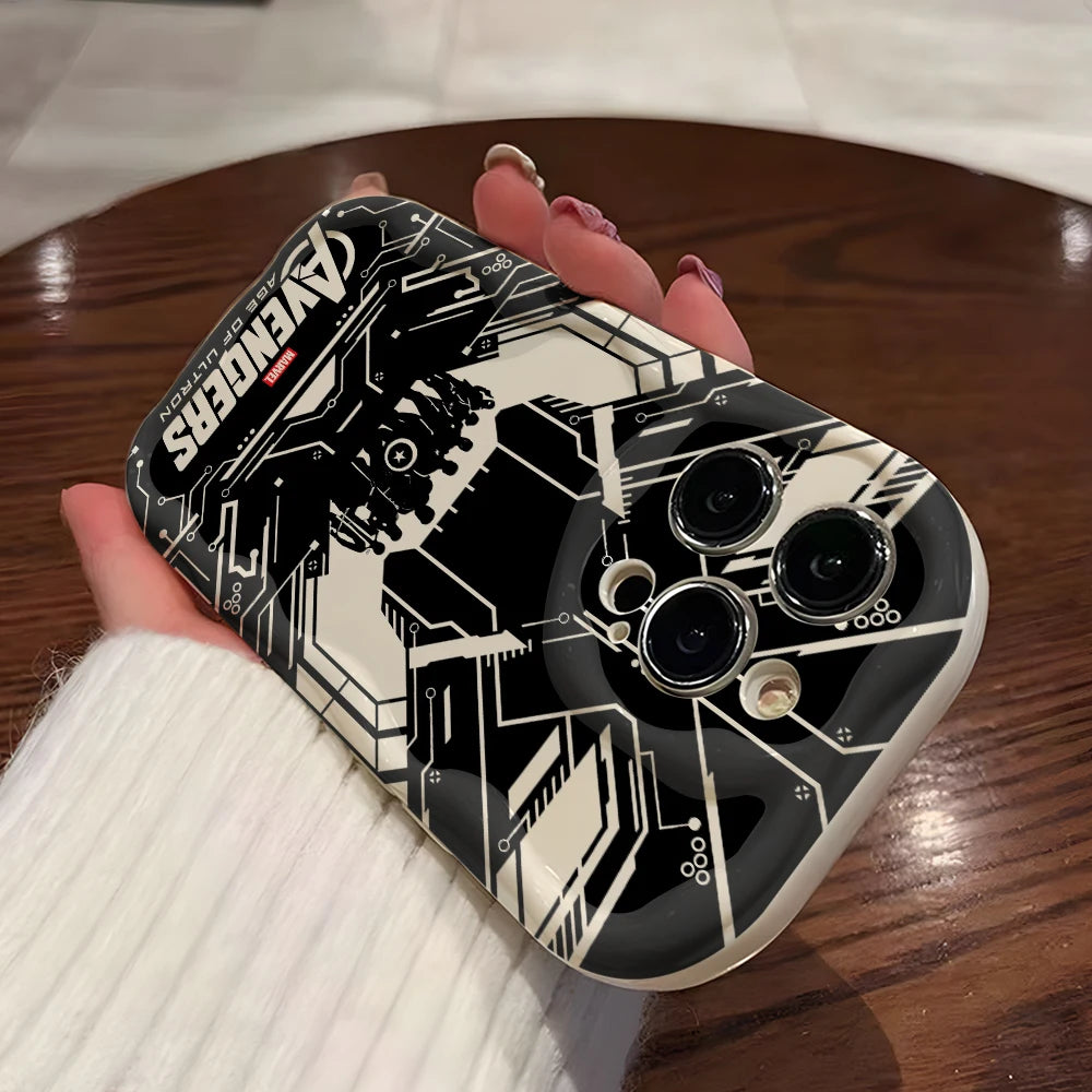 A-Avengers Spider Venoms Men Phone Case for Xiaomi Redmi Note 15 14 13 12 12S 11 Pro Plus 15 15C 14C 13C 12C 4G 5G 3D Wave Cover