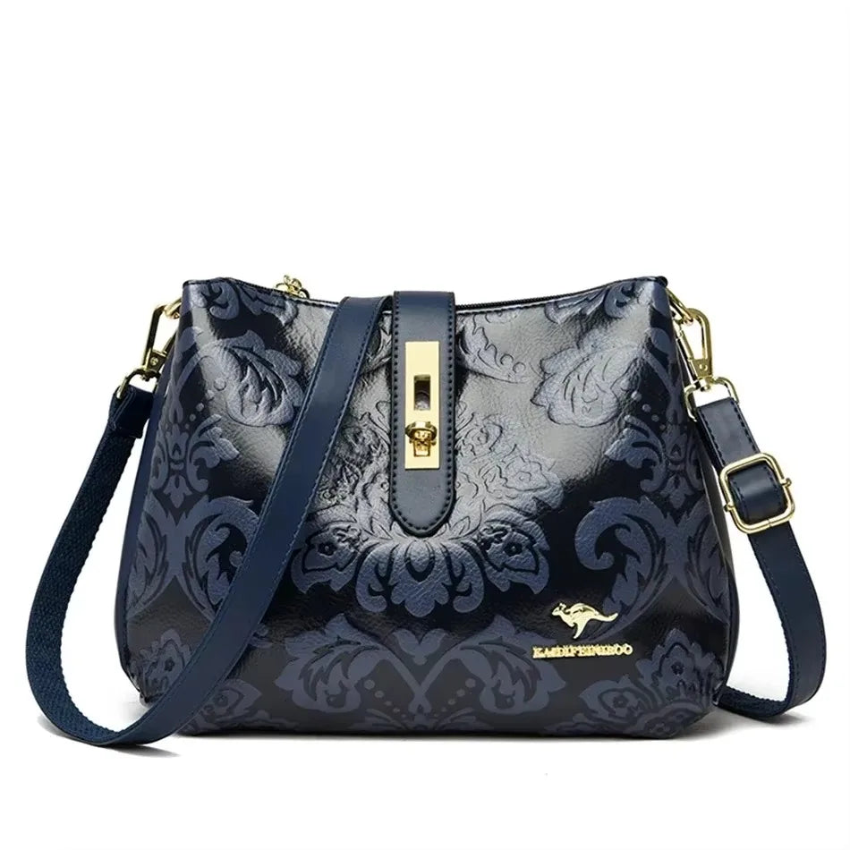 3 Layers Women 2024 Luxury Handbags Women Bags Designer Casual Shoulder Bags High Quality Leather Crossbody Bags for Female
