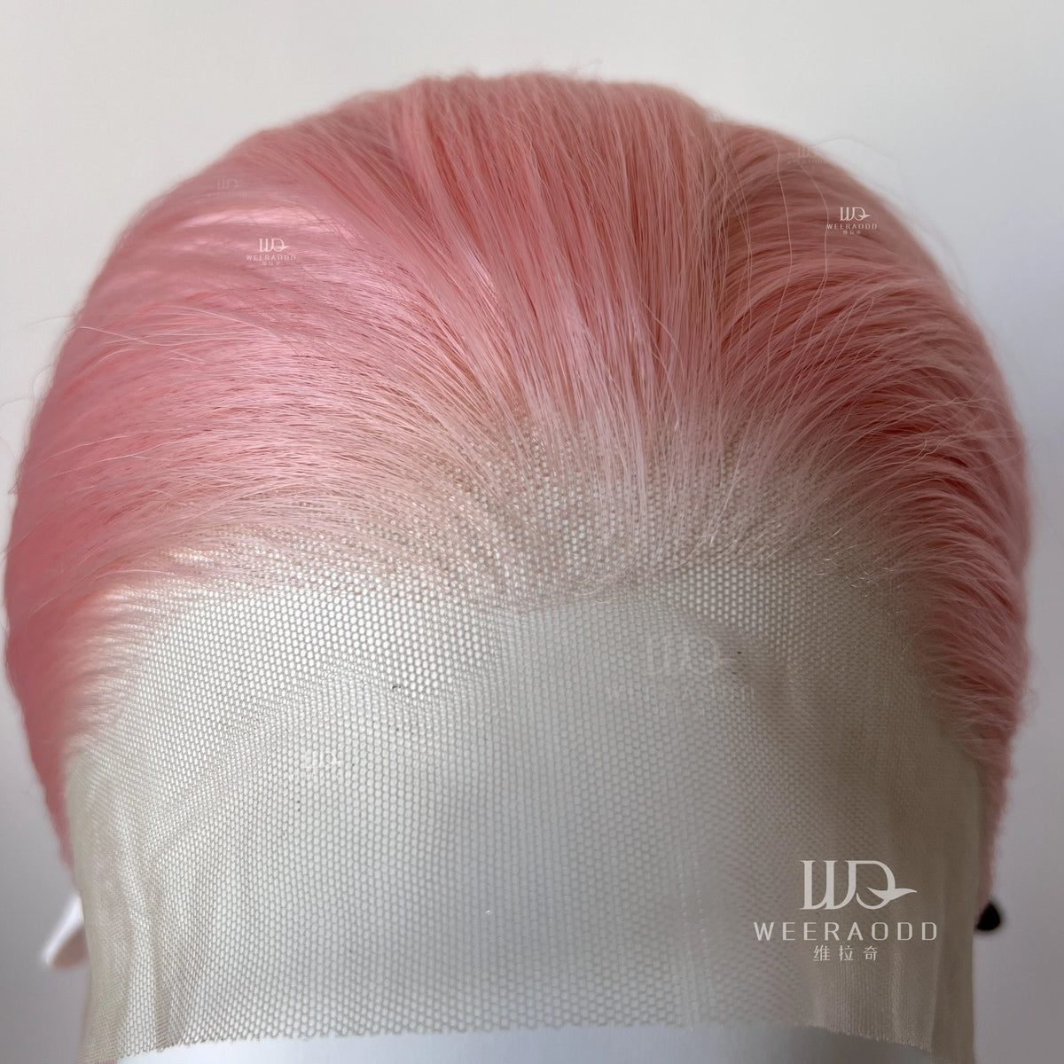 Pastel Pink Straight Synthetic Lace Wig Long Silk Straight Wig Frontal Lace Wigs for Women Cosplay Ready to Wear Light Pink Wig