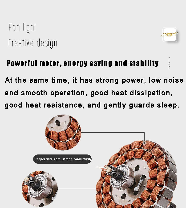 with light small ceiling fan Led kids light with fan Chandelier For Home Bedroom Lamp 3 Color Dimmable remote control fan light