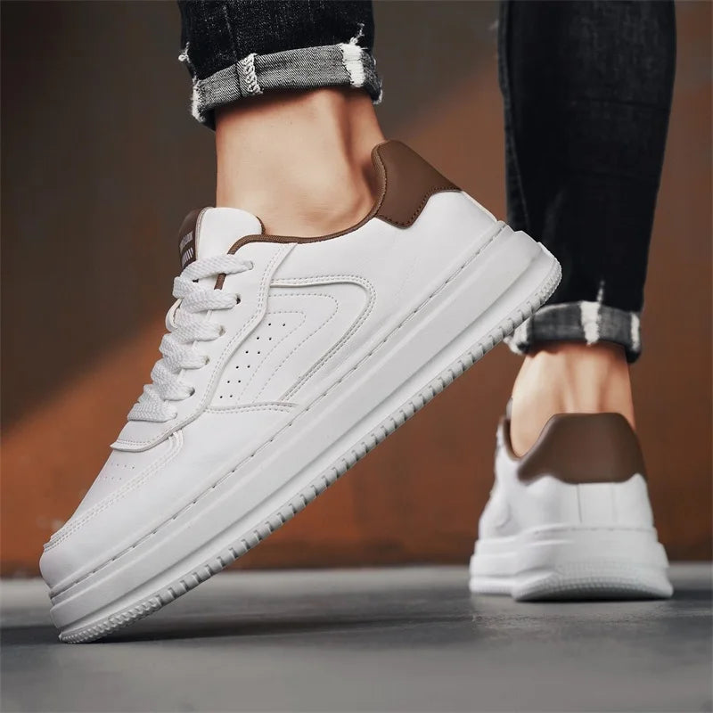 Men's shoes spring and autumn soft-sole non-slip casual shoes fashion Joker outdoor walking shoes youth light sports board shoe