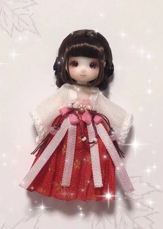 BJDmuñecas구체관절인형muñecas para niñas bebe reborn Mini doll 6cm elf Kawaii opera doll adult toy makeup doll free shipping.