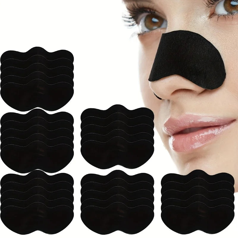 10/20/50/100Pcs Nose Pore Blackhead Remove Strips Deep Cleansing Nasal Patches Shrink Pores Skin Care Mask Facial Cleansing Tool