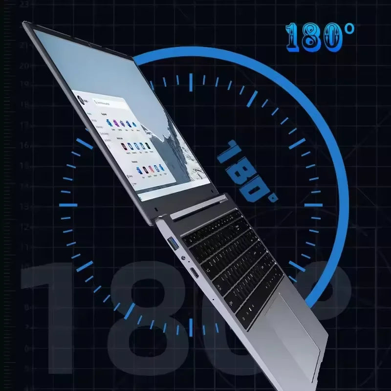 2026 New 14.1" Ultra Slim Laptop 16GB RAM 1/2TB SSD Windows 11 Pro Core i9-10980HK Notebook HD Games Office Study Computer