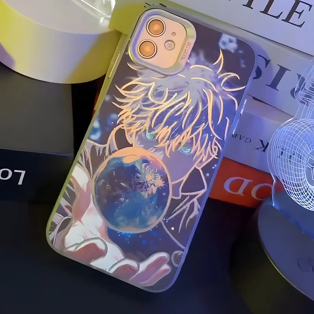 Anime Jujutsu Kaisen Gojo Phone Case For iPhone 17 16e 16 15 14 13 12 11 mini Pro Max X 8 7 Air Plus Anti Fall Matte Back Cover