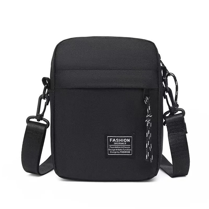 Stylish Men Mini Sling Crossbody Bag, Lightweight Waterproof Small Messenger Shoulder Bag, Compact Pocket Bag for Daily & Travel