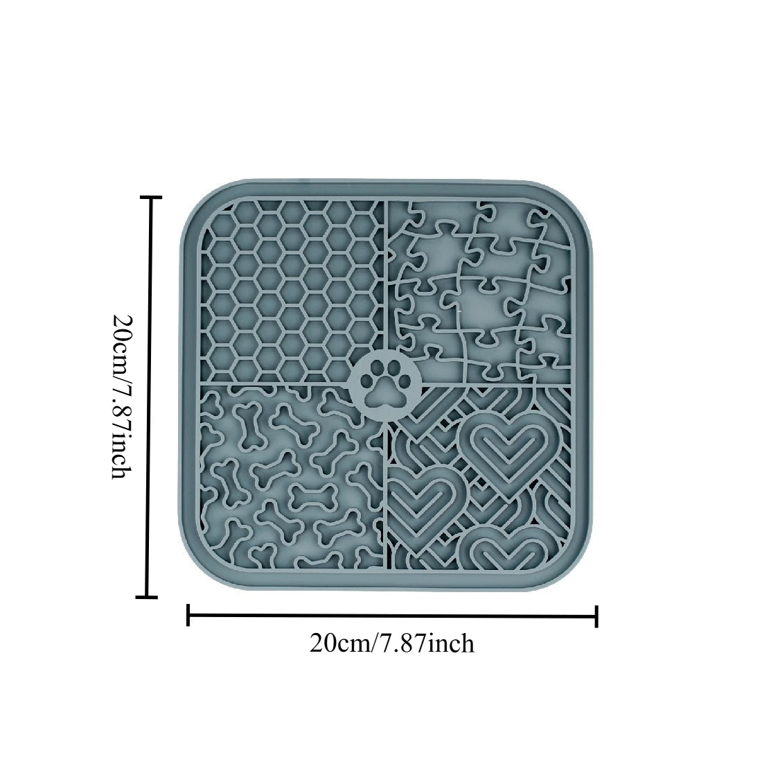 Silicone Pet Licking Mat for Dogs And Cats Slow Feeder Pad Anxiety Relief Bathing Grooming Pet Supplies