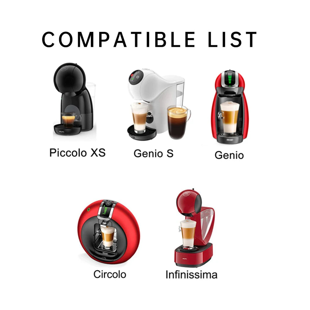 Reusable Coffee Adapter for Dolce Gusto PICCOLO XS/Genio S Coffee Machine Espresso Refill Pod Coffee Capsule Holder Accessories