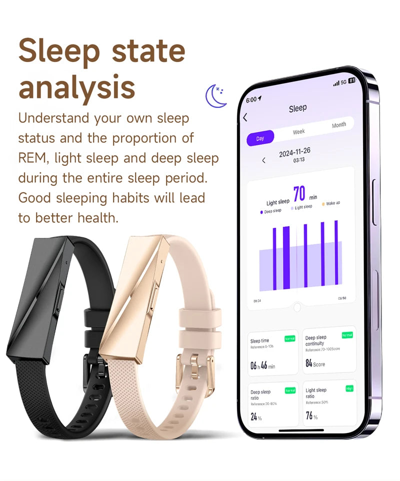 Women Smart Bracelet with Heart Rate Monitor Activity Fitness Tracker Sports Wristband Waterproof Smart Watch Men Smartband