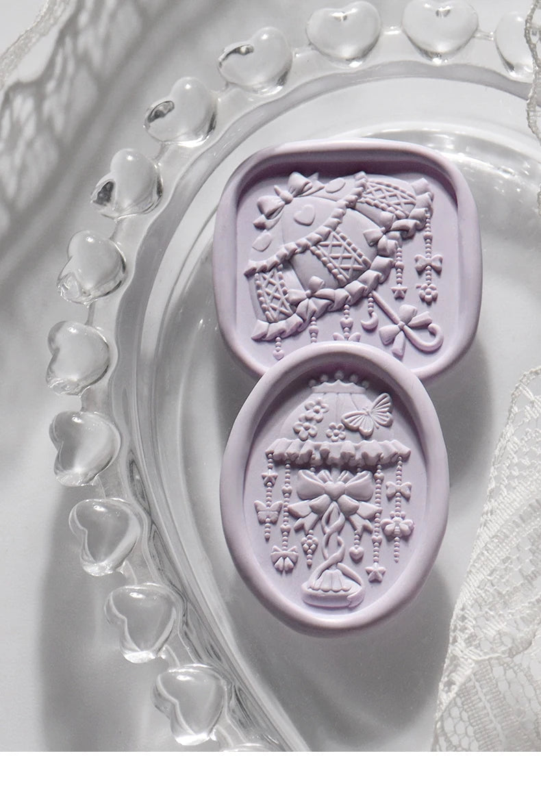 3D Embossed Wax Seal Stamp Retro/Umbrella/Desk Lamp For A Copper Head For DIY Envelope Letter Wedding Invitation Card