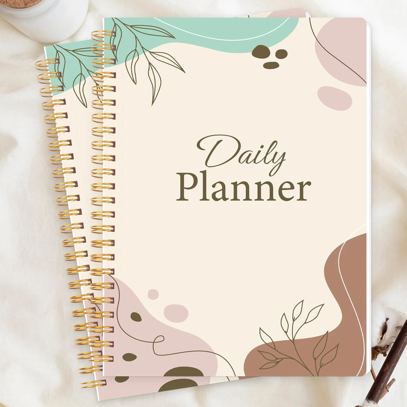 Daily Planner Notebook - Undated To Do List Task with Priorities,Mood Tracker,Notes,Suitable for Office, Home and School