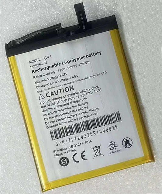 Original CUBOT Note 21/Note 40 phone C41 battery 5200mah 3.87v for CUBOT Note 21 Note 40 phone  battery