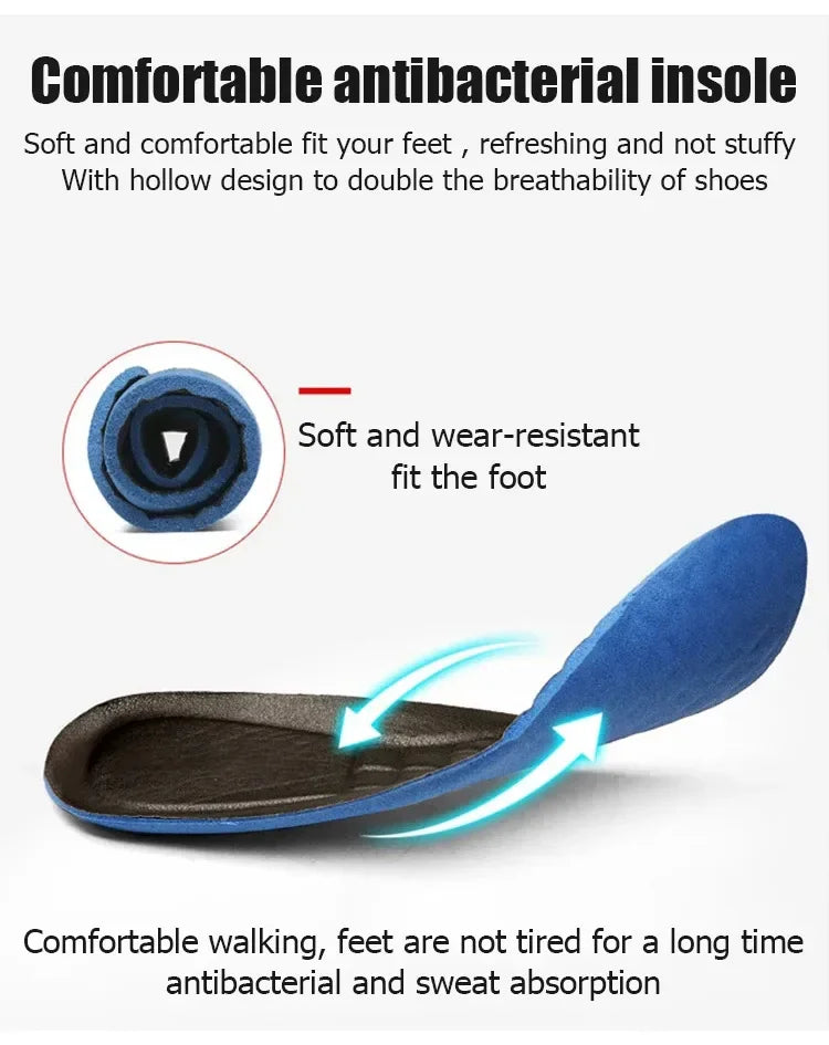 Men's Leather Shoes Casual Shoes Slip On Soft Leather Soft Sole Breathable Shoes Fashionable Textured Soft Leather-Shoes