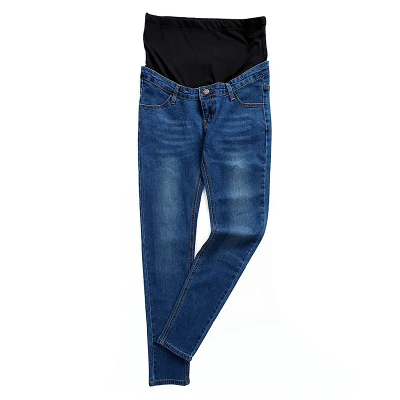 Maternity Clothing  Jeans Insert Panel  Skinny  Cotton Denim Pants for Pregnant Women Pregnancy Clothes