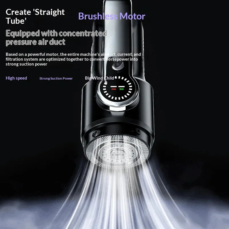 Car vacuum cleaner wireless one-button dust dump high-power portable vacuum cleaner large suction mini handheld vacuum cleaner