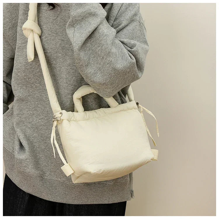 Super Cool Simple Versatile Handbags for Women 2025 Casual Hot Sale Colorful Nylon Small Square Shoulder and Crossbody Bags