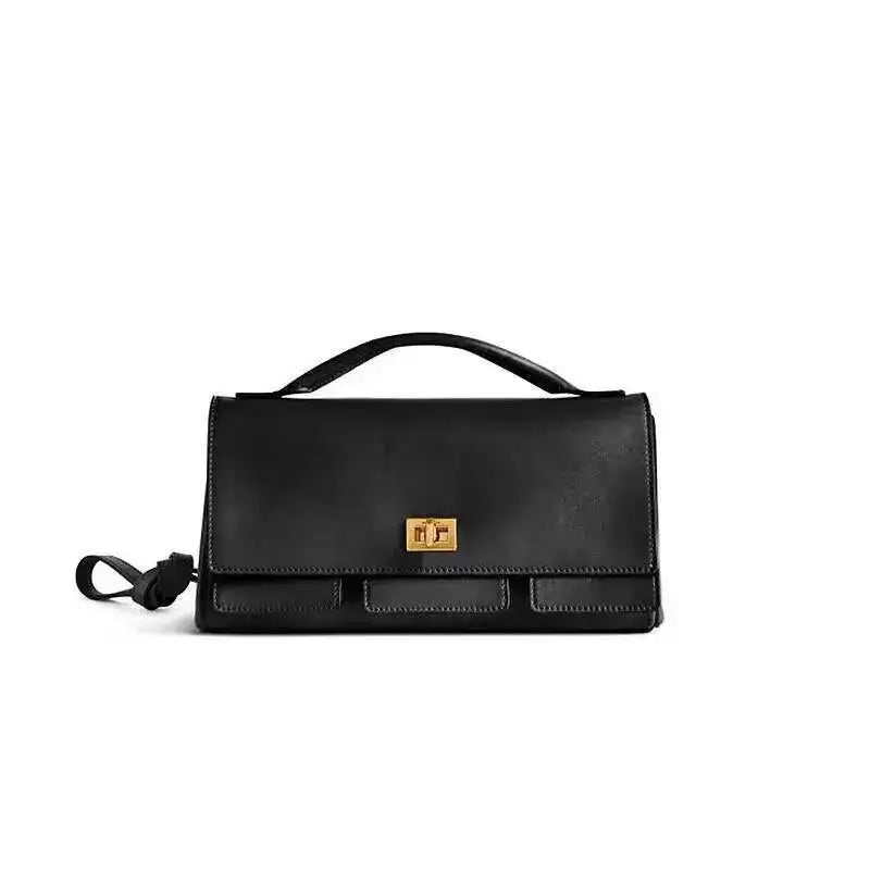 2025 New Luxury Design Top-Handle Bag For Women Evening Handbag Long Purse Solid Color Pu Shoulder Bags Fashionable Outfits