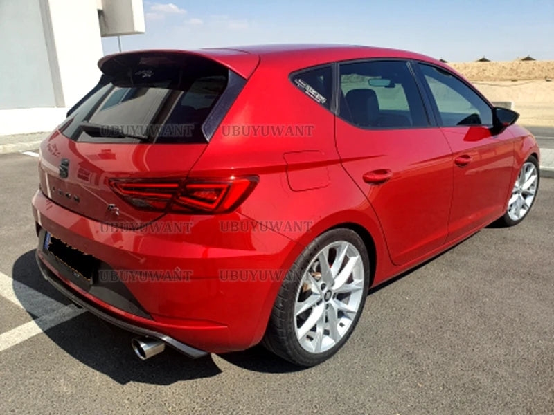 For Seat Leon MK3 5F Top Spoiler leon 5 Dr 2013 - 2020 MK3.5 5F FR For Back Gloss Windbreaker All Color Choices