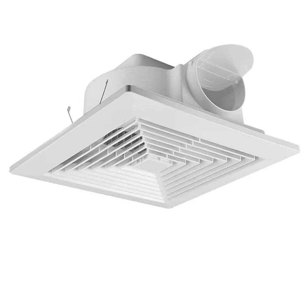 Ceiling Exhaust Fan for Kitchen Bathroom Powerful Airflow Strong Suction Silent Ventilation Fan with Energy Saving Copper Motor