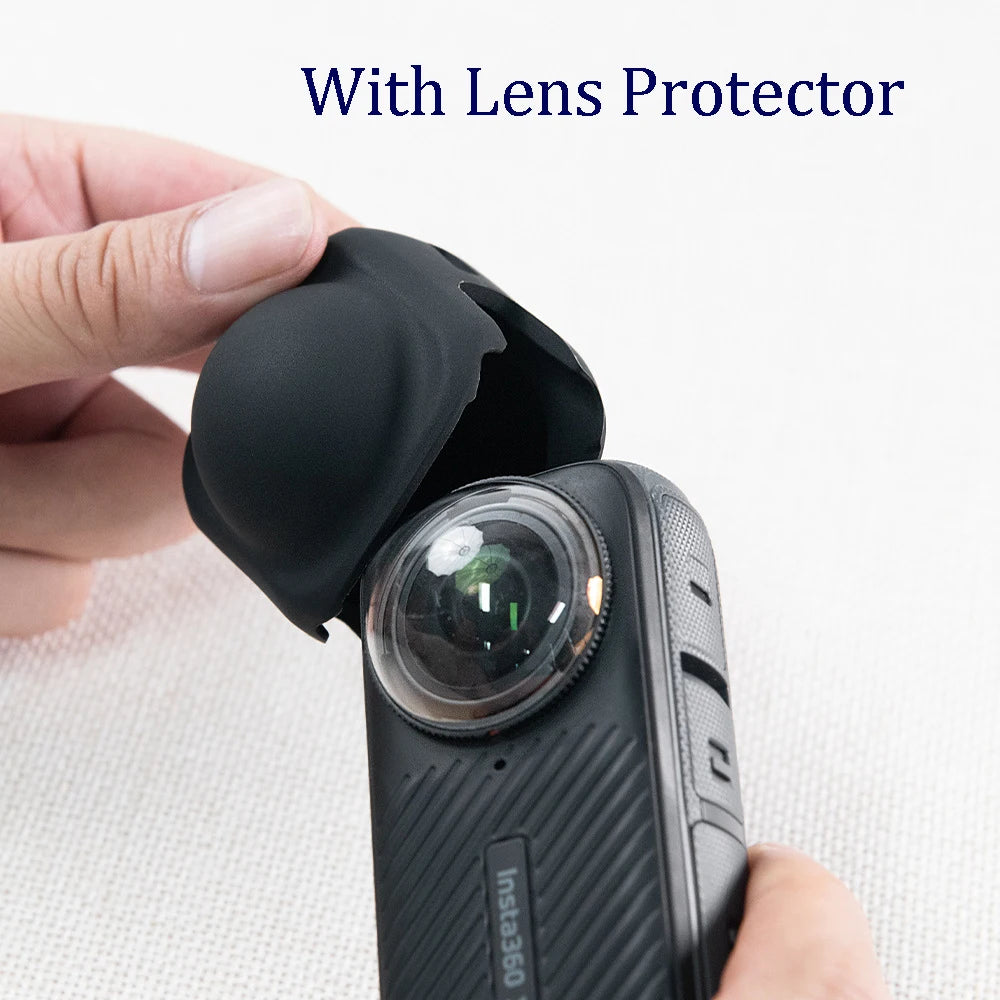 For insta 360 x4 accessories case Protective Soft Standard Housing Rubber Silicone Shell Protector For insta360 One x4 Camera