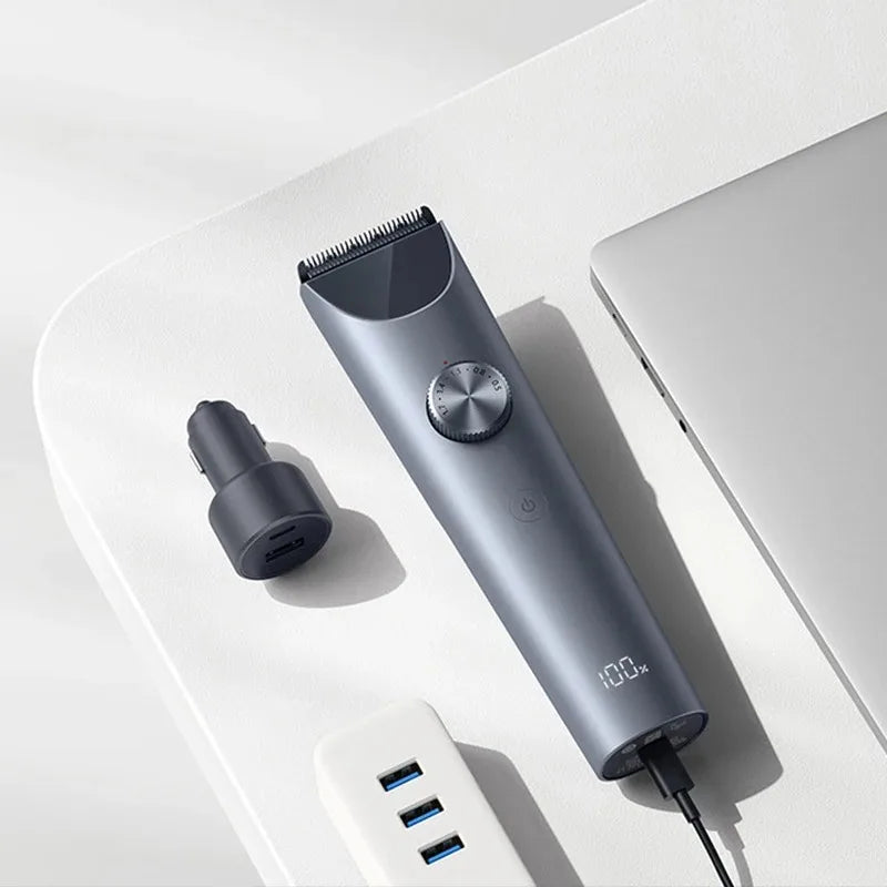 NEW MIJIA Hair Clipper 2 Hair Trimmer Professional Beard Cut Machine IPX7 Waterproof Wireless Haircut Machine Mijia Clipper 2