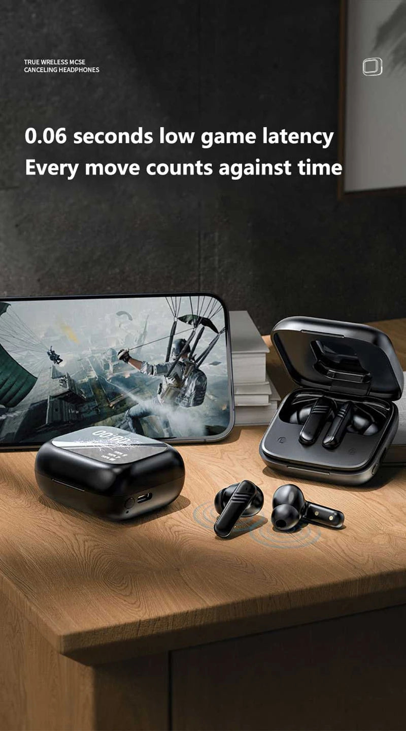 Xiaomi Full In Touch Screen Headphone ANC ENC LX10 Bluetooth 5.4 Noise Cancelling Earphone Wireless In Ear Earbuds With Mic New