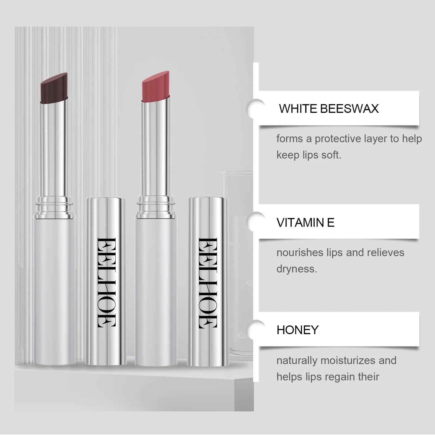 Pink Moisturizing Honey Lipstick Deep Moisturizing Restore Lip Elasticity Prevent Chapped Lips Hydrating Dryness Care Lip Balm