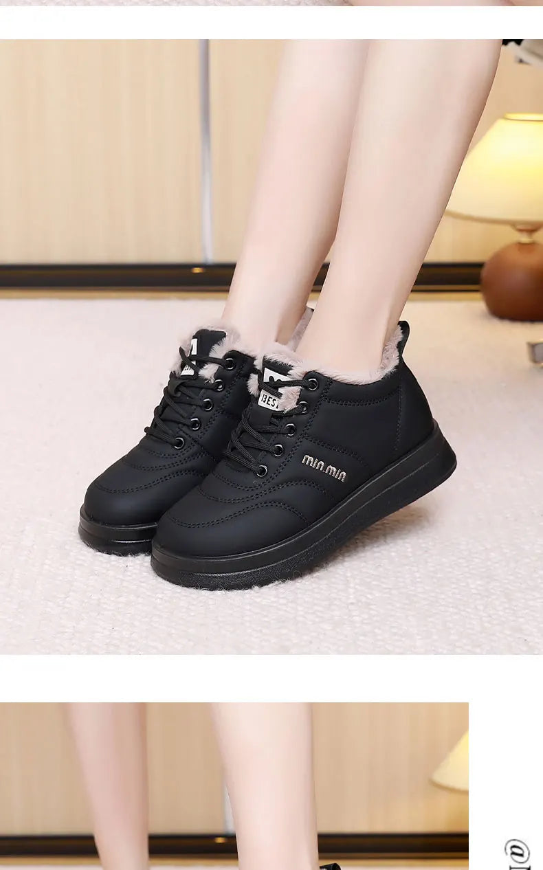 Women's 2025 Winter New Versatile Cotton Shoes Fashion Warm Thick Bottom Skid-resistant Durable Free Shipping Women's Shoes
