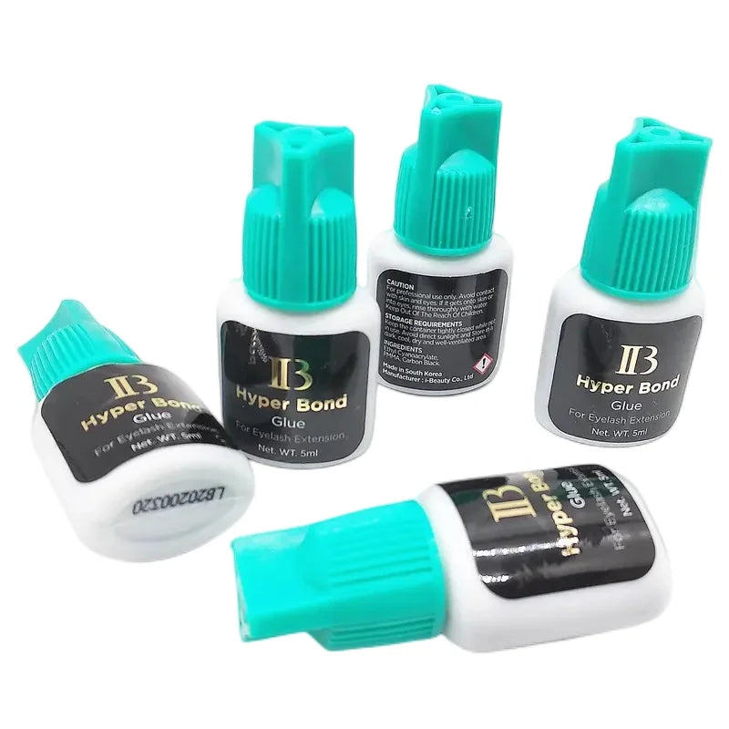 2/5/10Pcs Ibeauty Hyper Bond Individual Cyan Cap 5ml Quick Drying 6 Weeks Lasting Strong Lashes Adhesive From Korea Makeup Tool