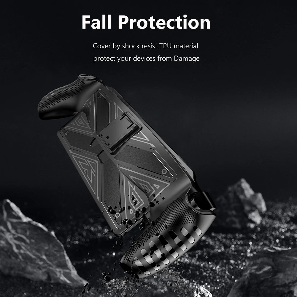 TPU Full Protection Protector Cover Transparent Shock Resistance Anti-Scratch for Playstation Portal Gaming Console Accessories