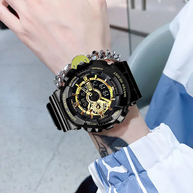 Fashion trend men's watches youth multi-function sports electronic watch