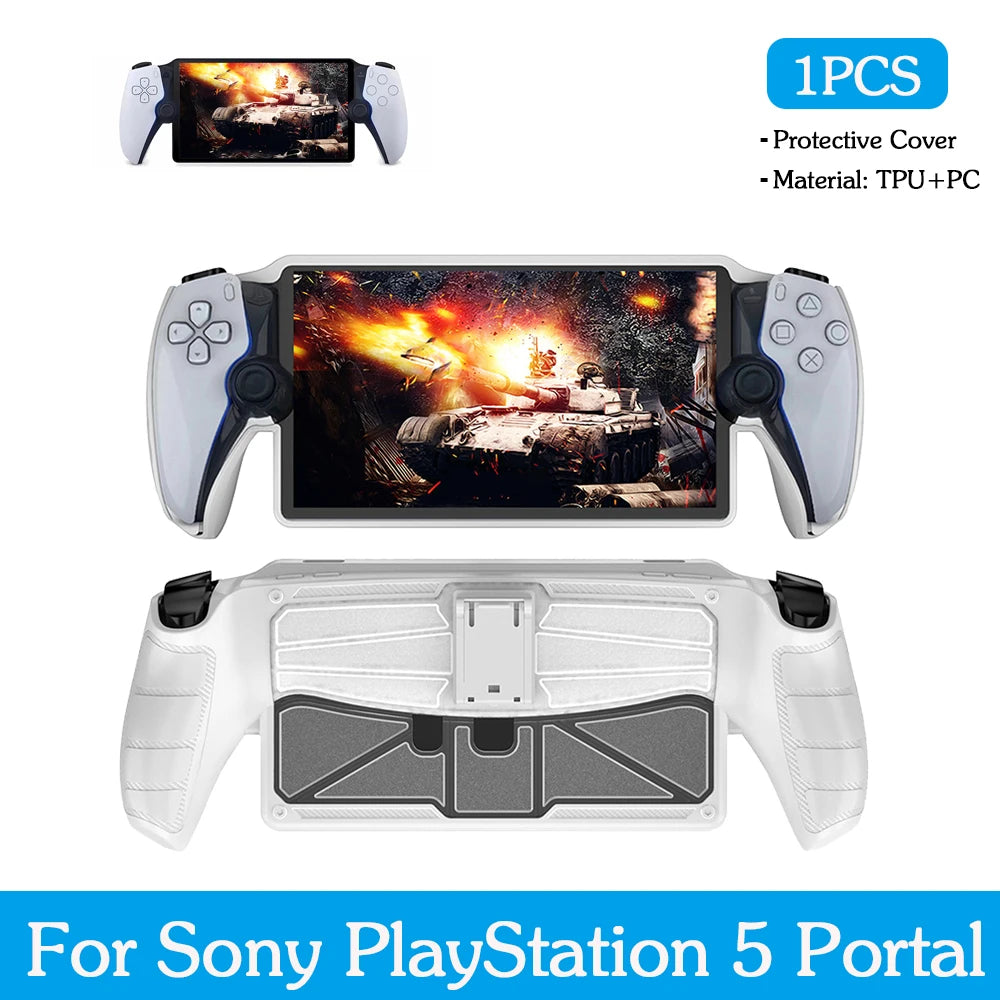 Transparent Protective Shell Case for PS5 Portal Sleeve Skin Anti-Scratch Handheld Game Console Cover for PlayStation 5 Portal