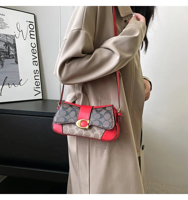 Graceful Retro Diaper Bag Women's Bag Airport Lounge Wait Exquisite Stylish Glamorous Timeless Versatile Practical Organized