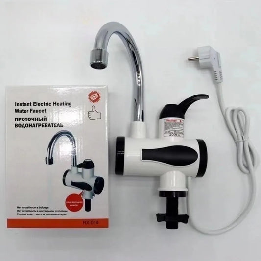 Instant Tankless Mini Electric Hot Water Heater Faucet Kitchen Instant Heating Tap Water Heater with LED Water Tap 3000W