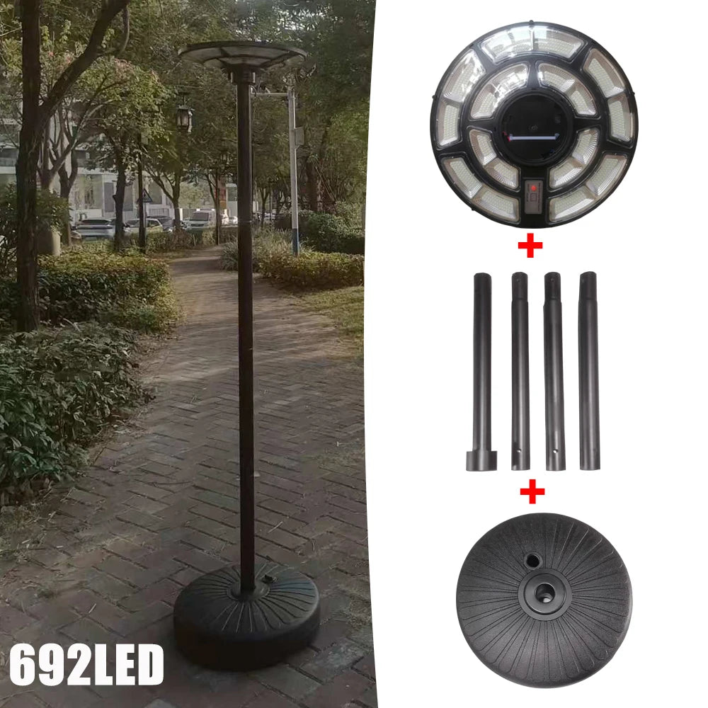 Portable Solar Floor Lights Motion Sensor Solar Garden light Solar Street Lamp Outdoor Emergency Waterproof for Parking Yard