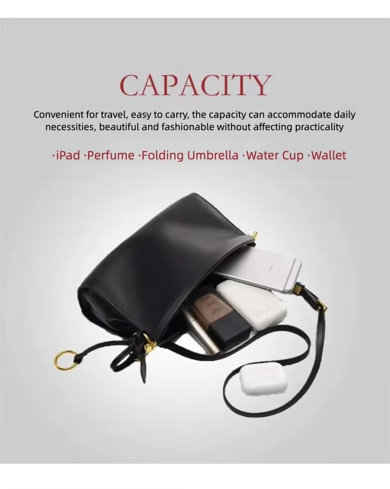 Fashionable Crossbody Bag for Women, Lightweight and Versatile Shoulder Bag, Mobile Phone Bag, Color-Blocking Design, Niche High-End Commuter Bag
