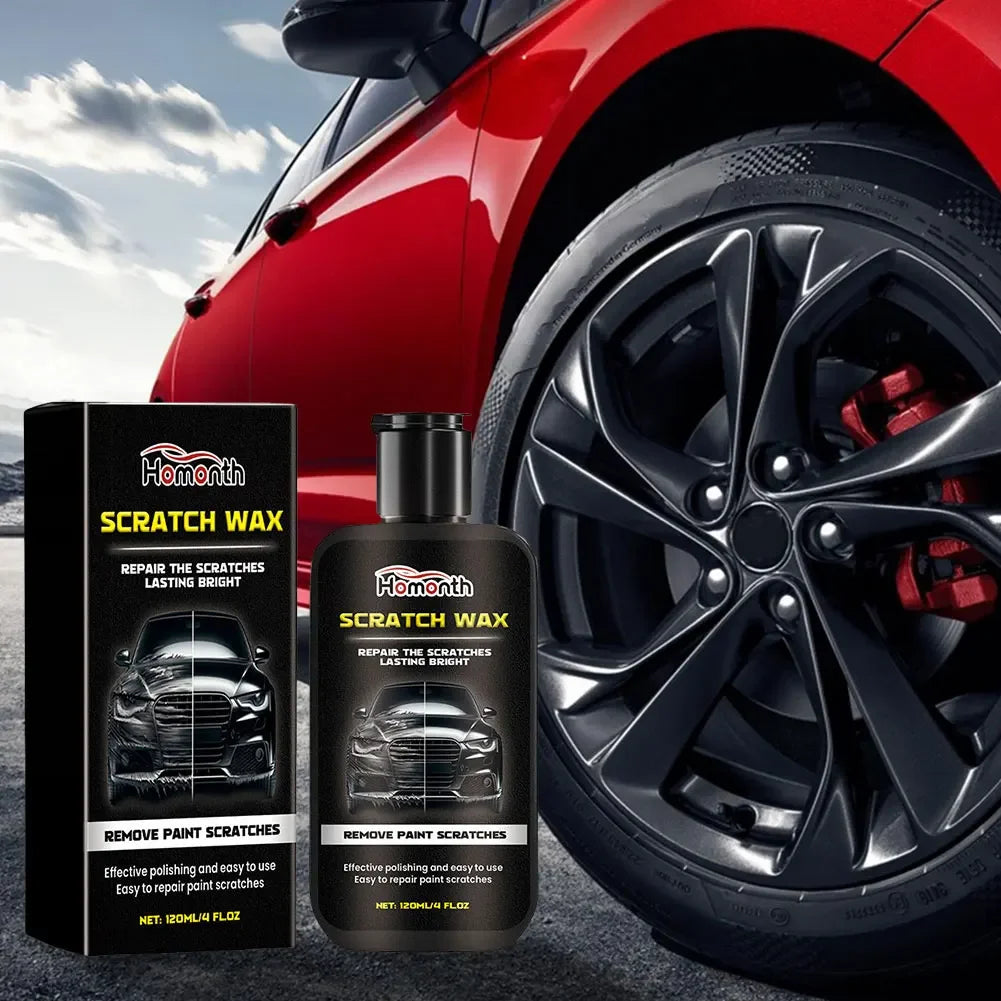 120ml Auto Polish Paint Restorer with Wipe Cloth & Sponge Car Scratches Repair Polishing Wax Auto Care Wax Paint Scratch Care