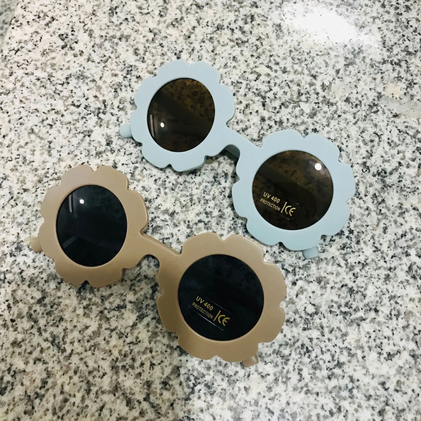 2023 new cute children's frosted glasses color series baby sunglasses